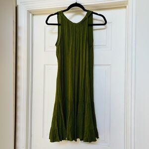 Lane Bryant Olive Green Maxi Dress